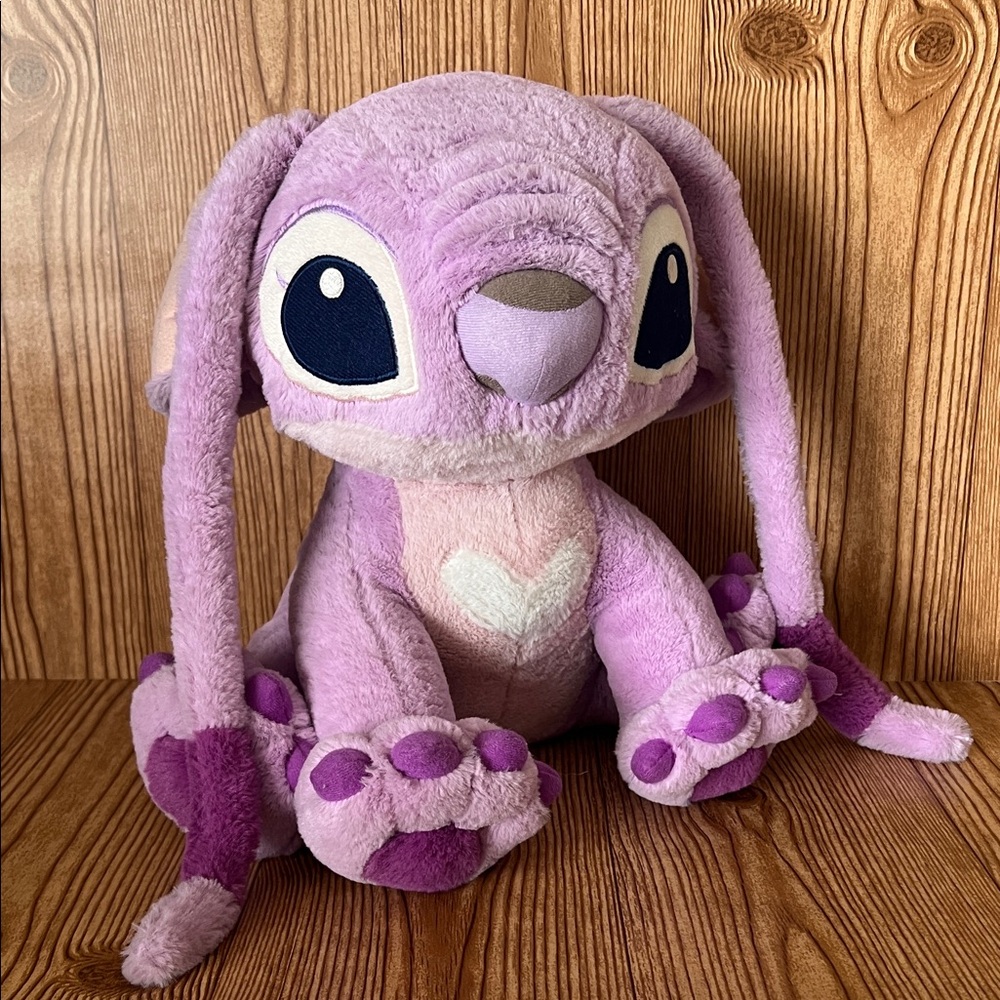 EUC Authentic Disney Parks Lilo And Stitch’s Jumbo 14in. Angel Plush Toy